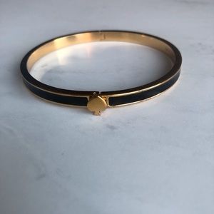 Kate Spade Thin Enamel Spade Bangle